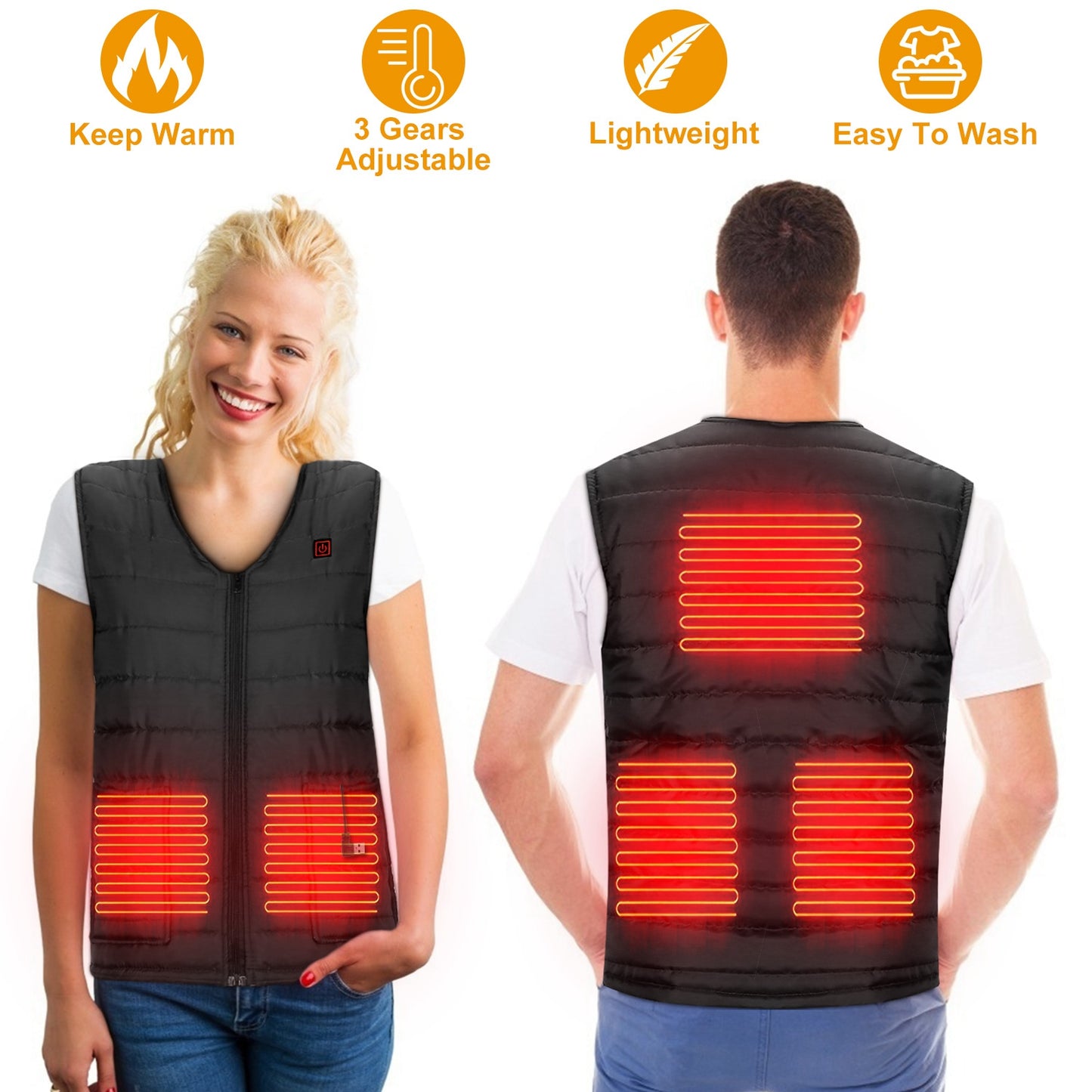 Unisex Heating Vest