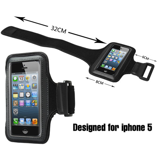 iPhone 5 Armband Case with Adjustable Velcro Strap