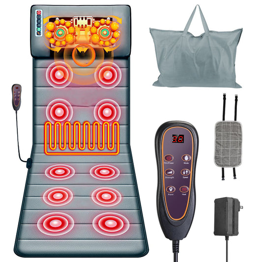 Full Body Electric Massage Mat with Heat Vibration
