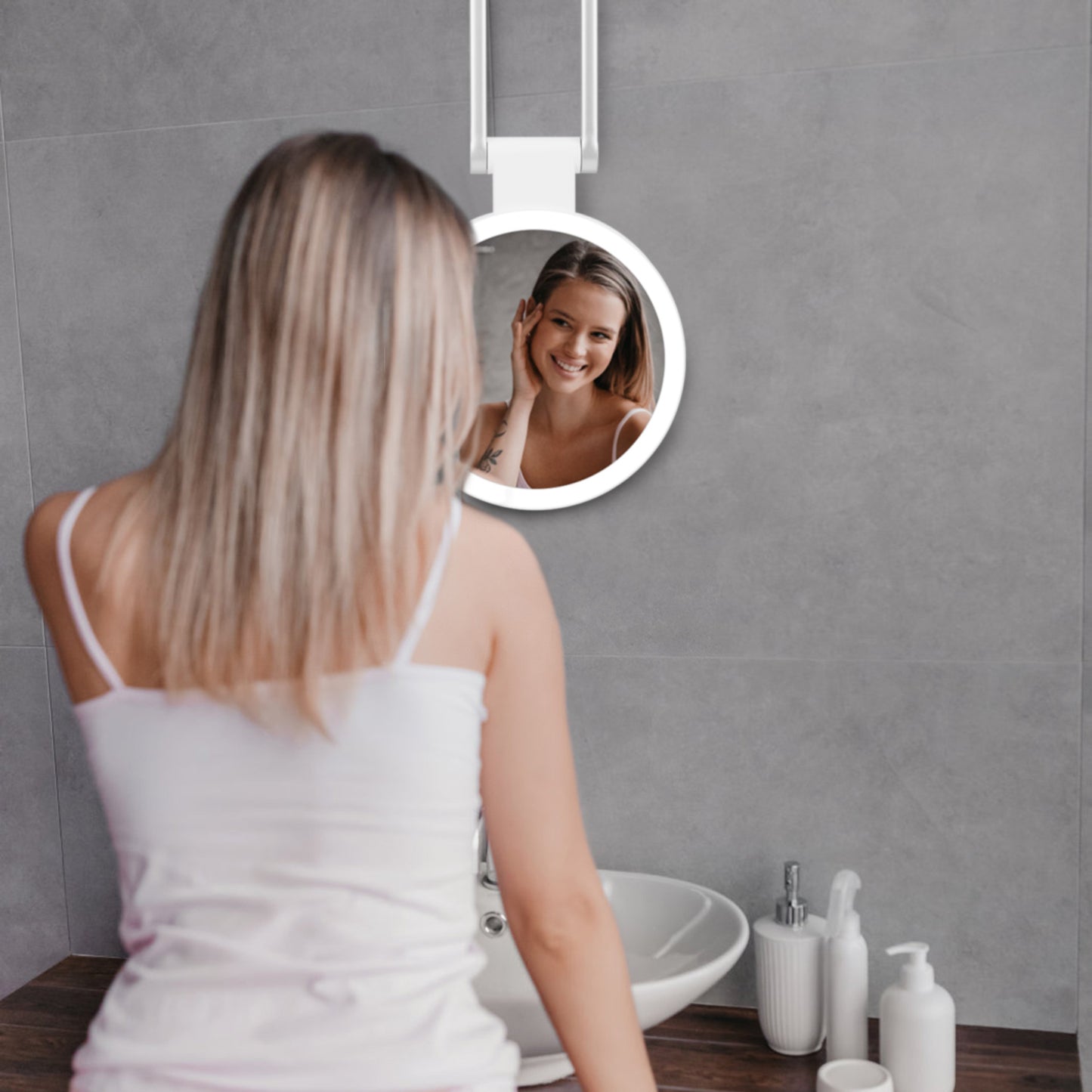 20X/1X Double-Sided Magnifying Makeup Mirror