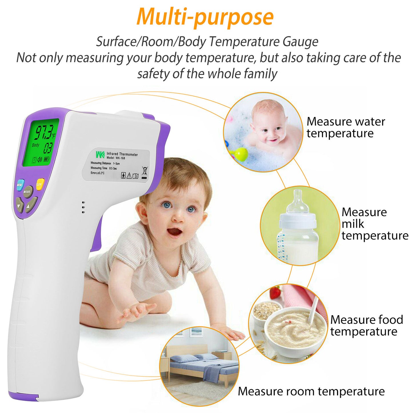 Non-contact Forehead Body Thermometer
