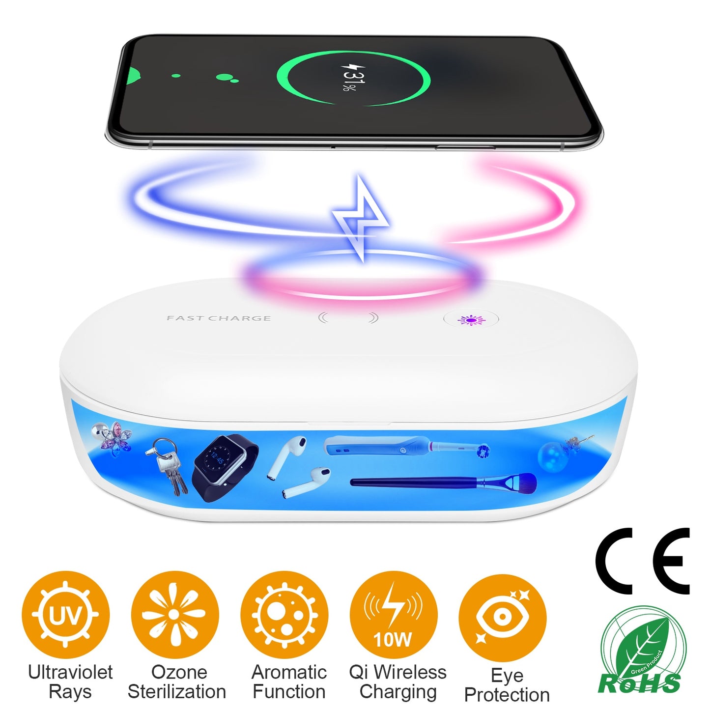 Wireless Charging Disinfection Lamp