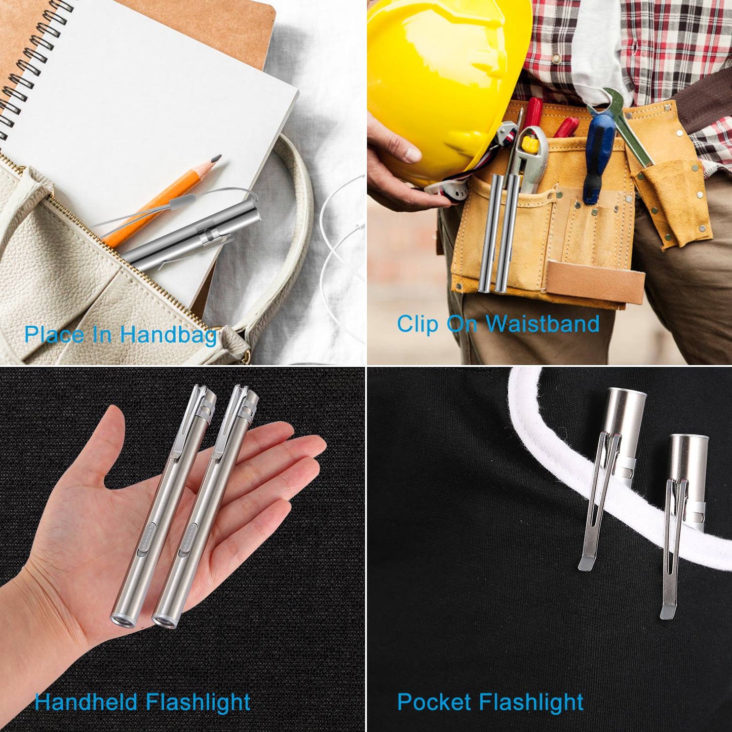 2Pcs Inspection Penlight for Nurses
