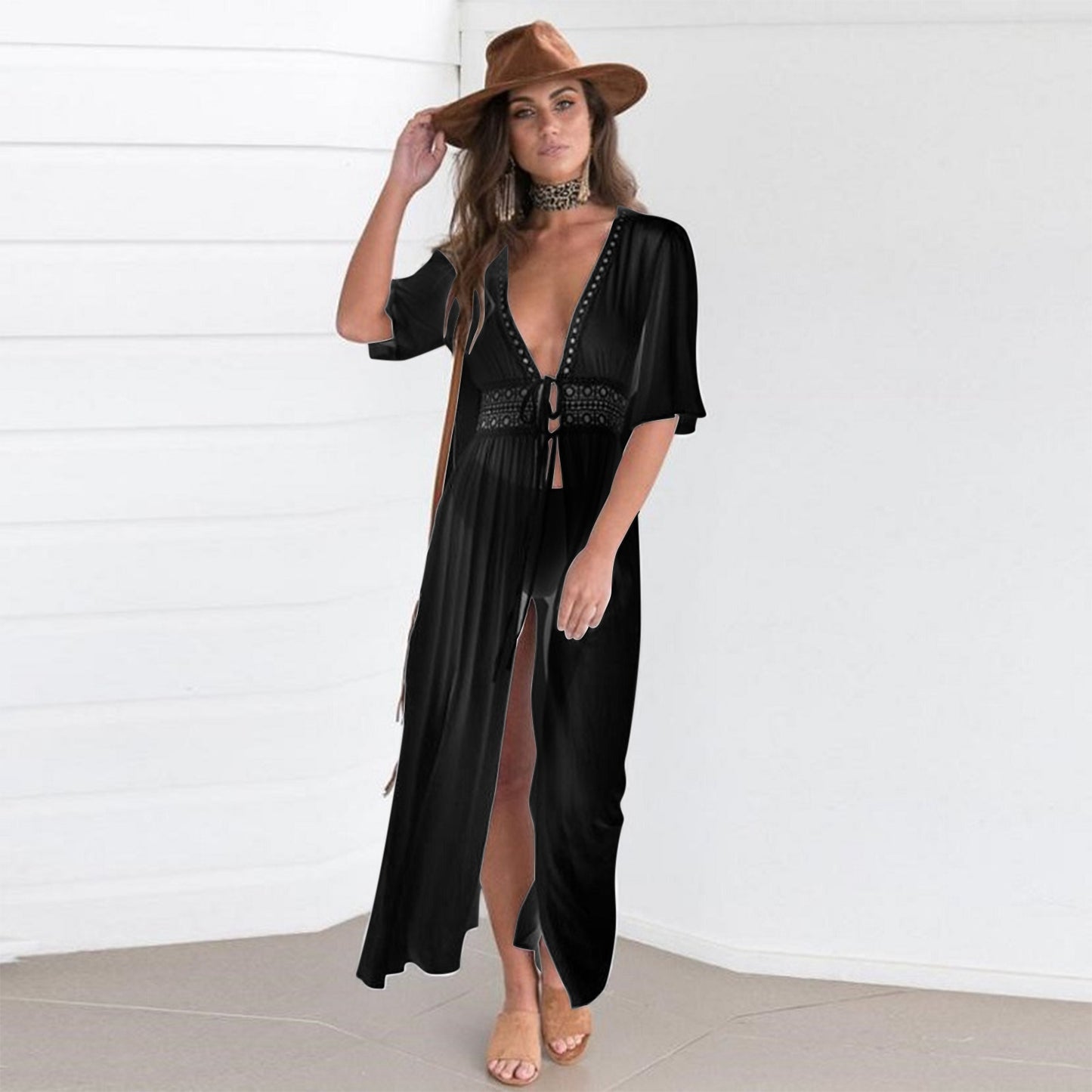 Women Lace Bathing Suit Long Sexy Bikini