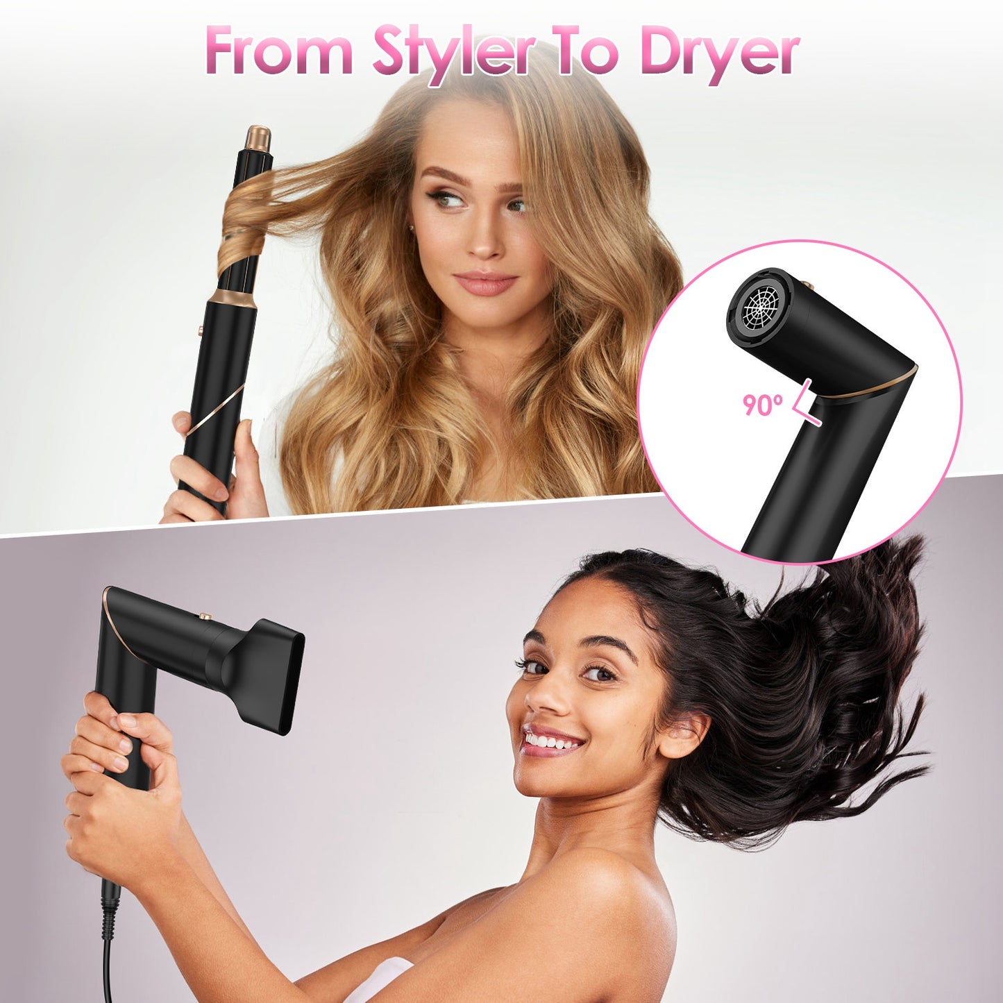 5-in-1 Hot Air Styler Brush Set