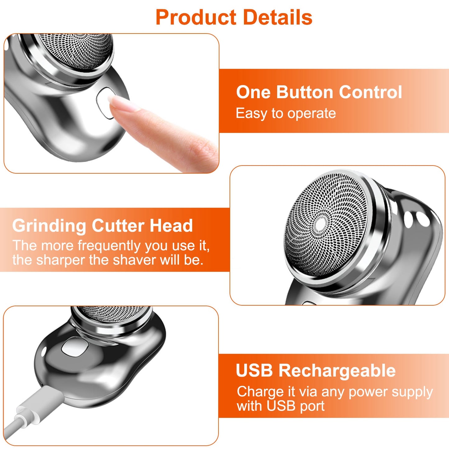 Electric Razor for Men Mini Shaver