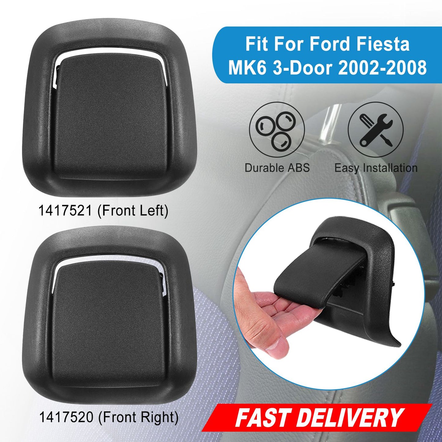 Seat Release Handles for Ford Fiesta MK6 2002-2008 (Pair)