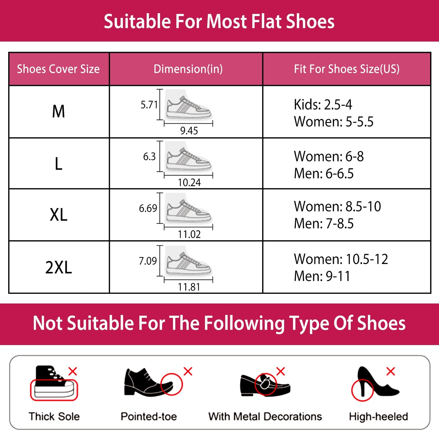 Waterproof Non-Slip Shoe Covers