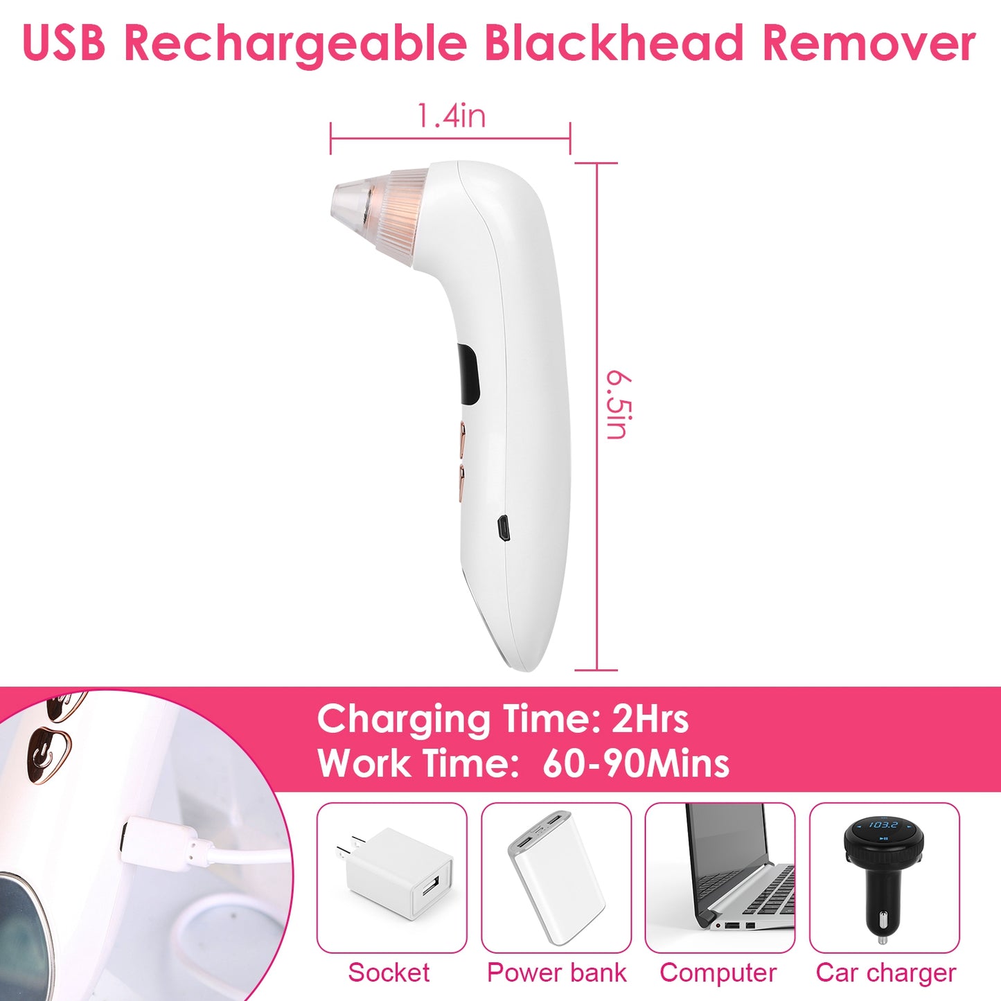 Blackhead Vacuum Remover Acne Remover