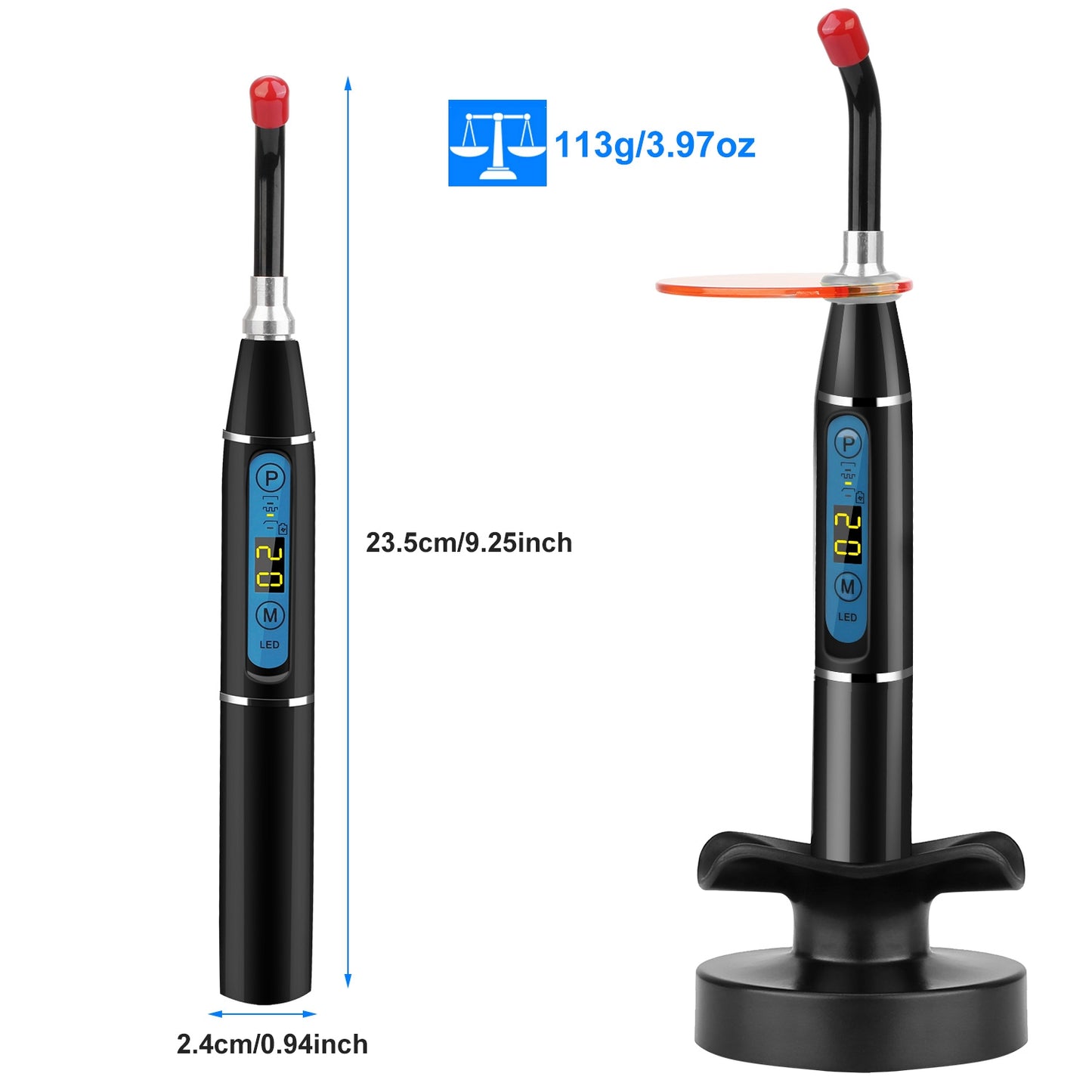 5W Cordless Dental LED Curing Light Lamp