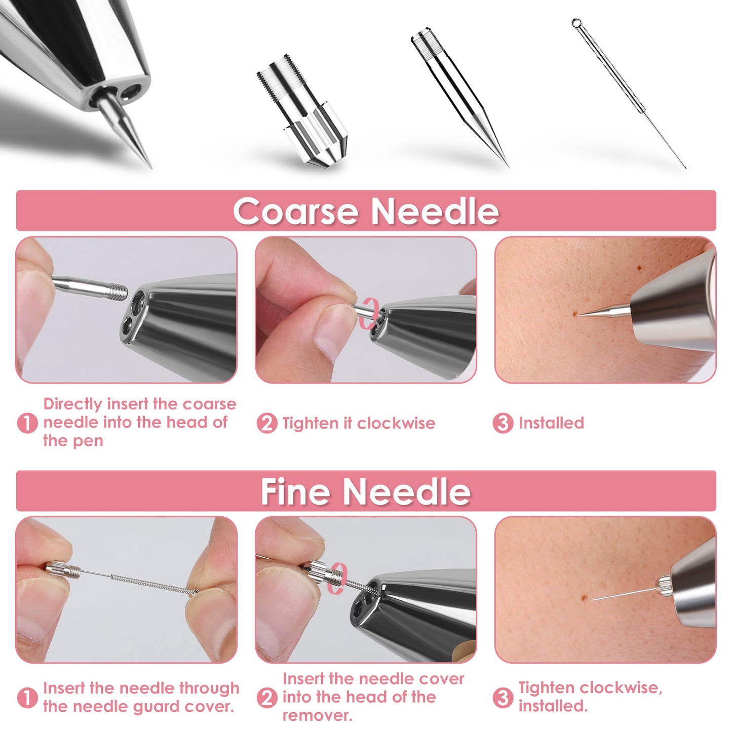 Wart & Freckle Remover with Needles