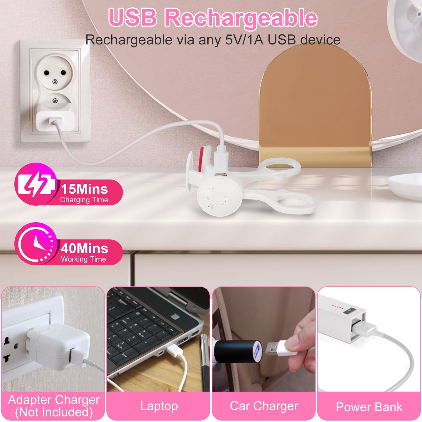 Rechargeable Electric Eyelash Curler