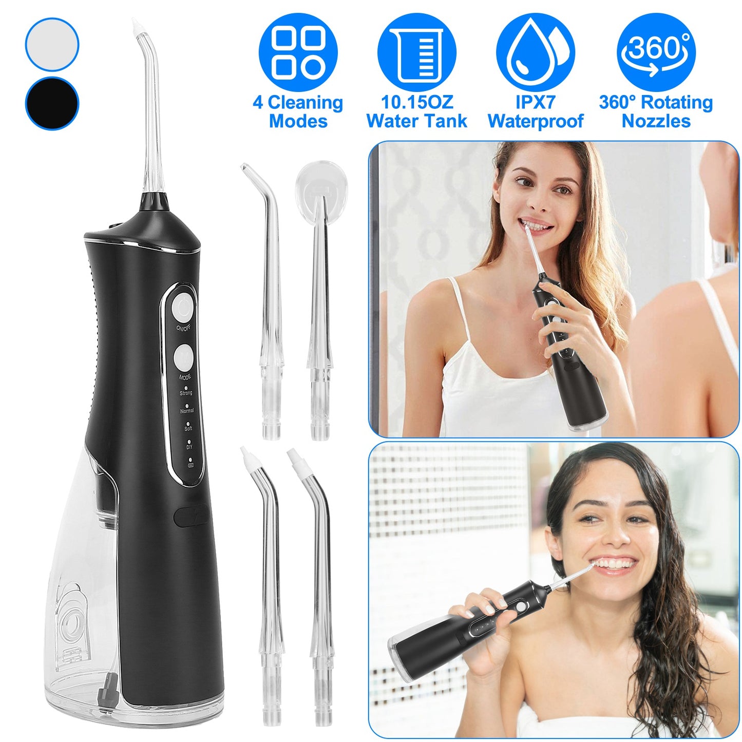 Portable Water Dental Flosser