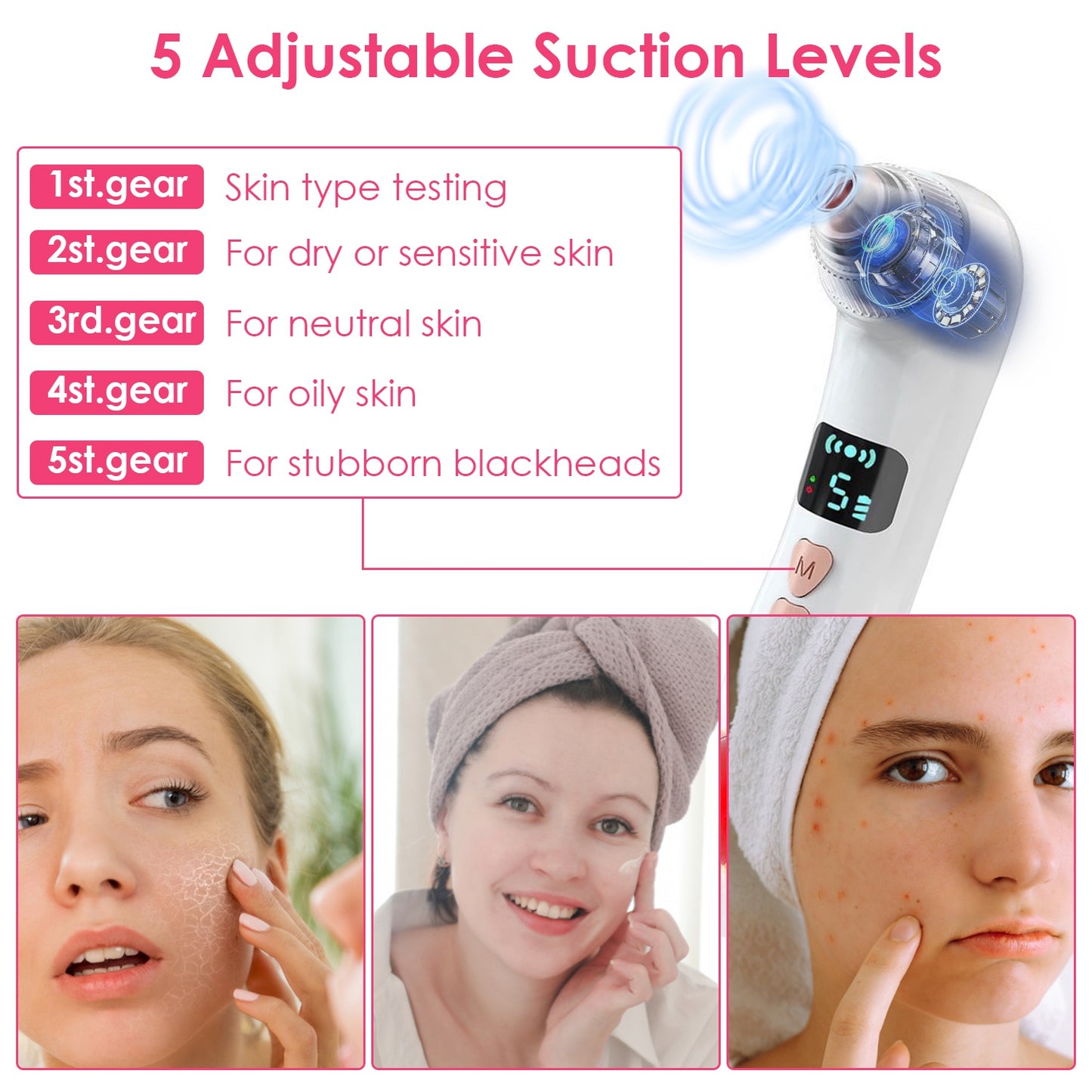 Blackhead Vacuum Remover Acne Remover