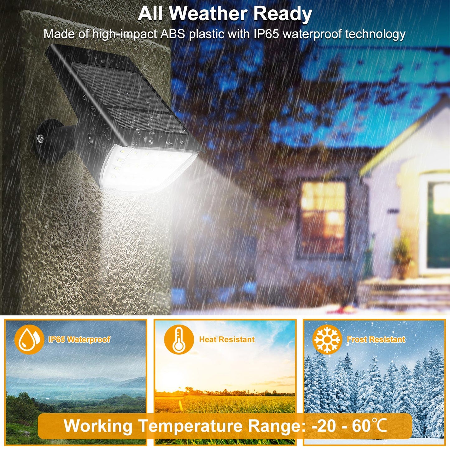 Solar Landscape Spotlight 32 LED Waterproof with 3 Modes