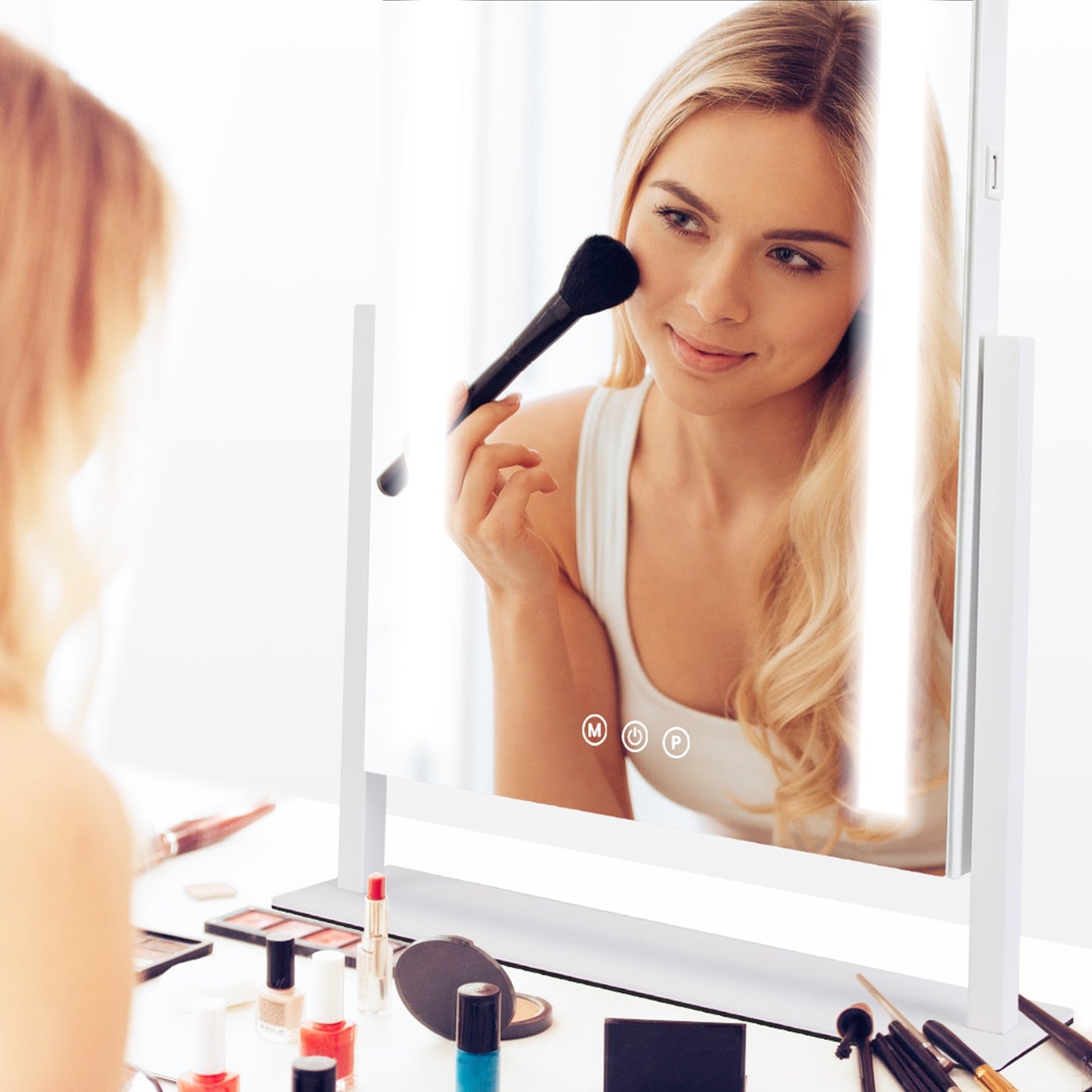 Vanity Mirror with Light 3 Lighting Colors