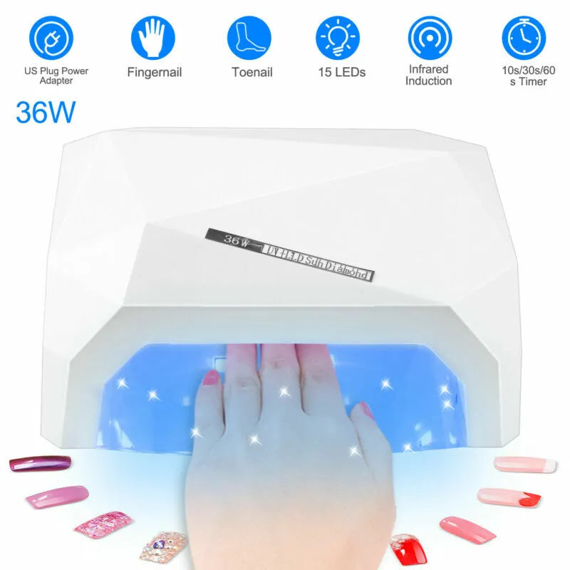 Portable UV Nail Gel Art Dryer