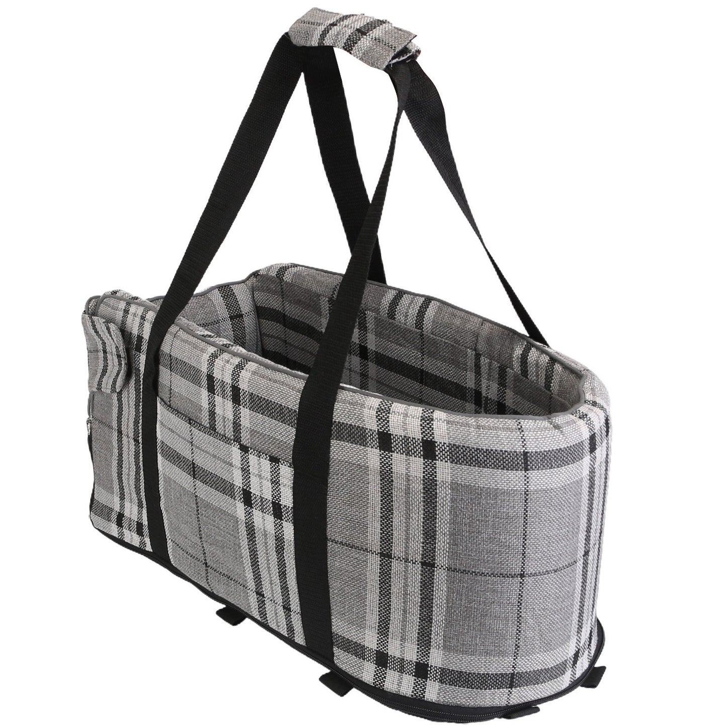 Console Pet Car Seat with Storage Pocket for Small Dogs & Cats