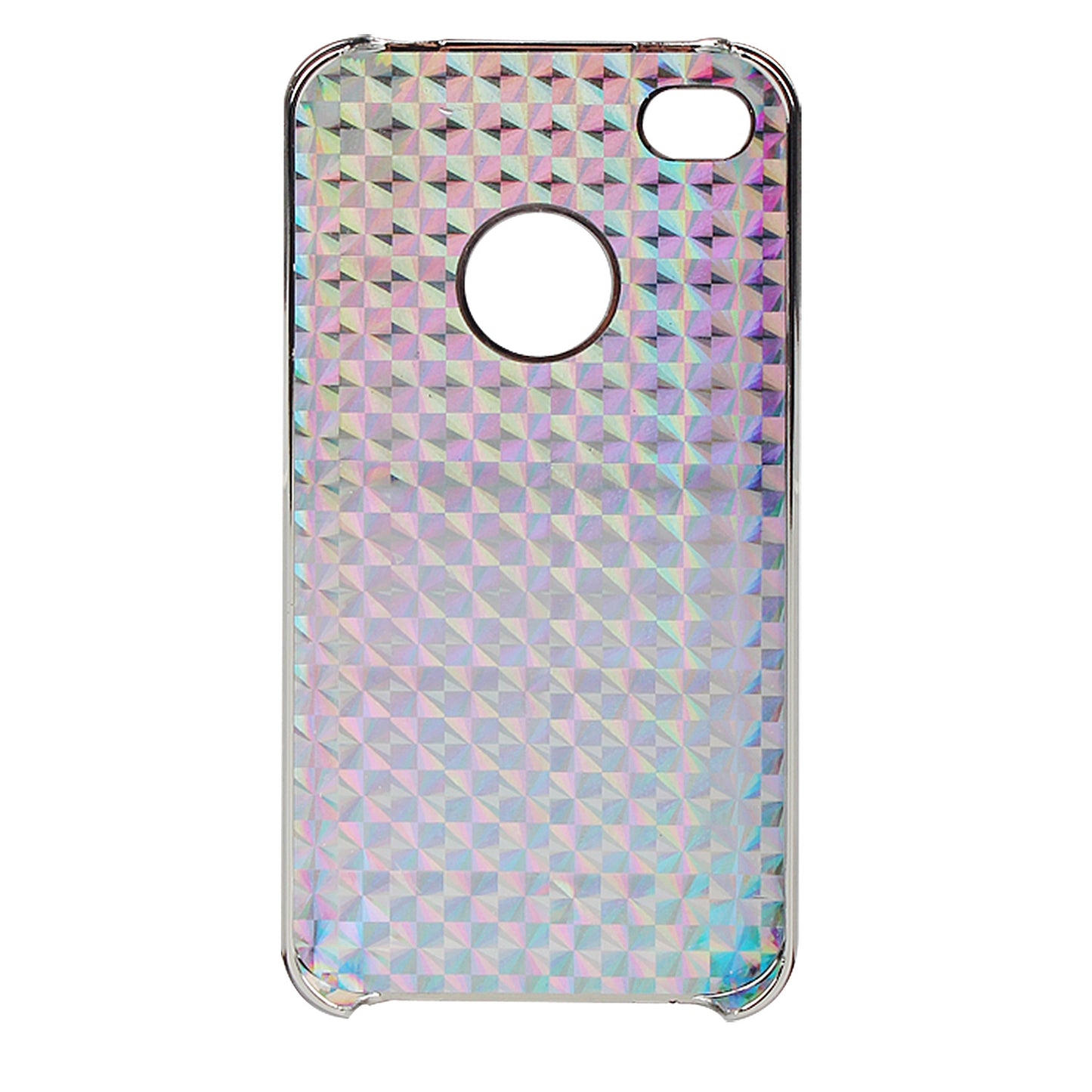 Aluminum Case for iPhone 4/4S - Silver Snap-On Protection