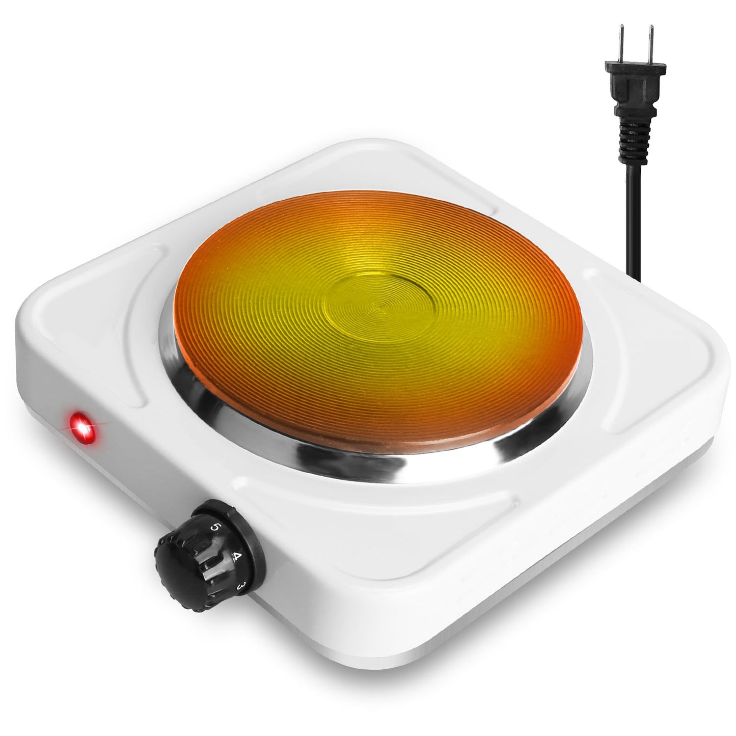 Electric Single Burner Hot Plate 1500W Portable Countertop Stove