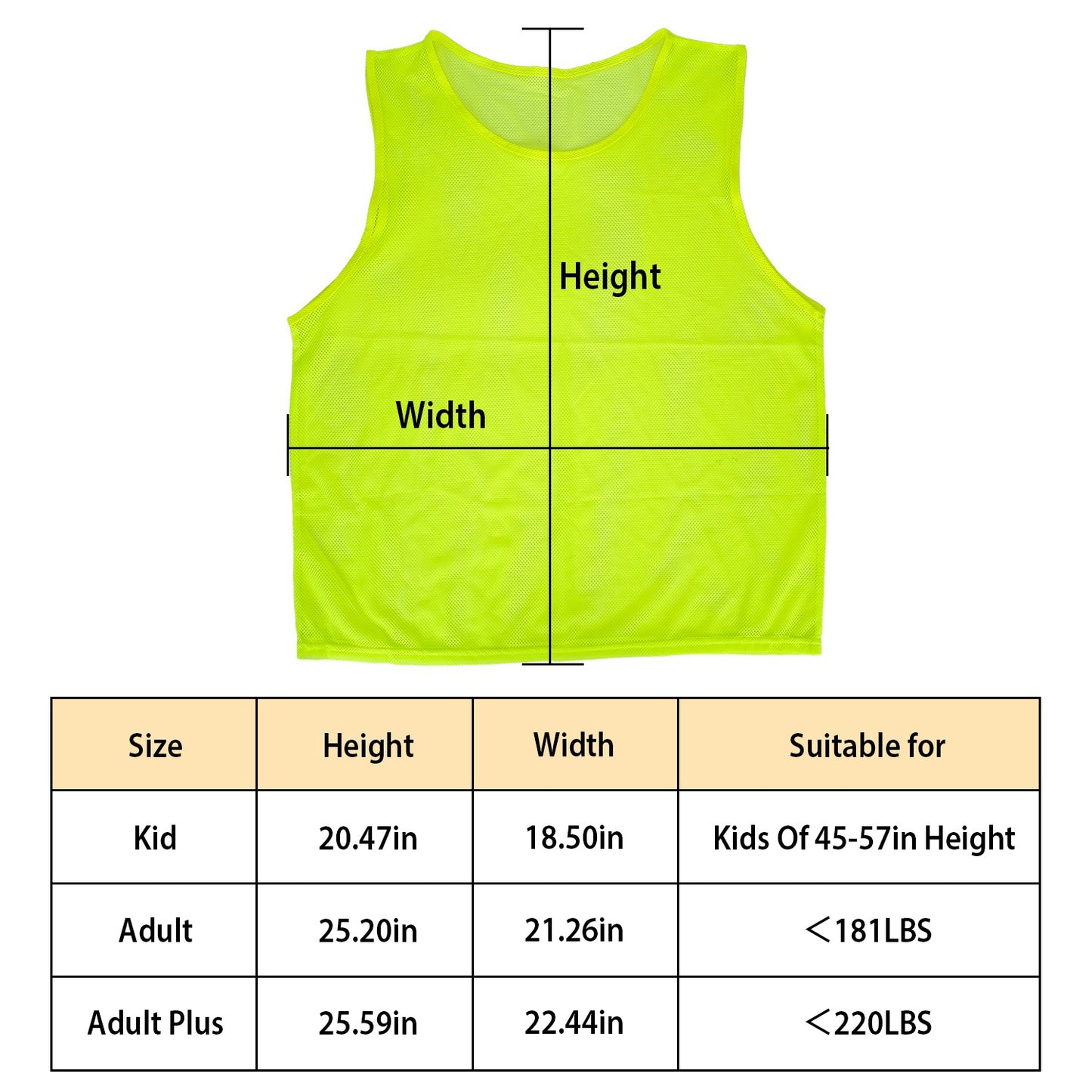 Mesh Scrimmage Vests 5-Pack for Team Sports Training