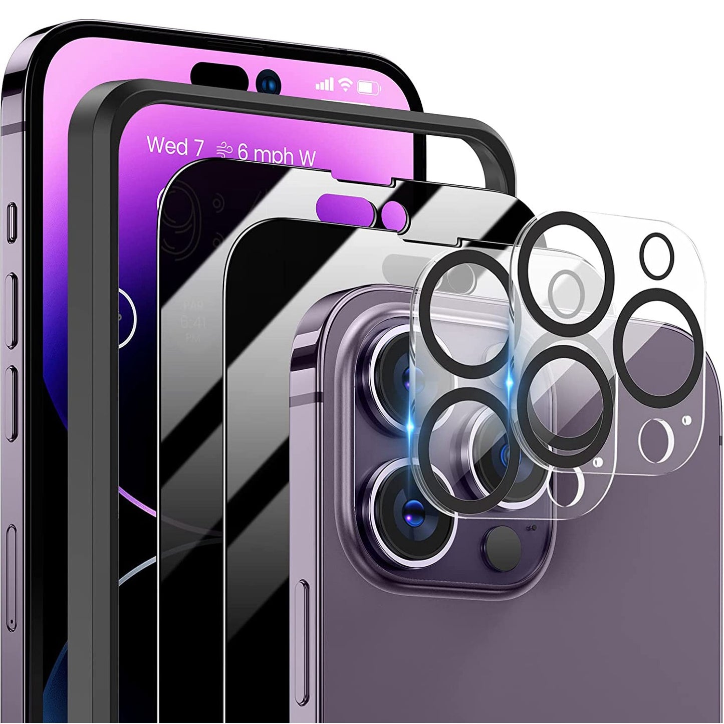 Camera Lens Protector for iPhone - 2 Pack Tempered Glass