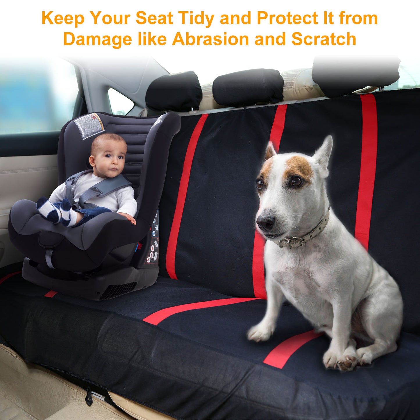 Universal Car Seat Covers 9-Piece Set for Auto Truck SUV