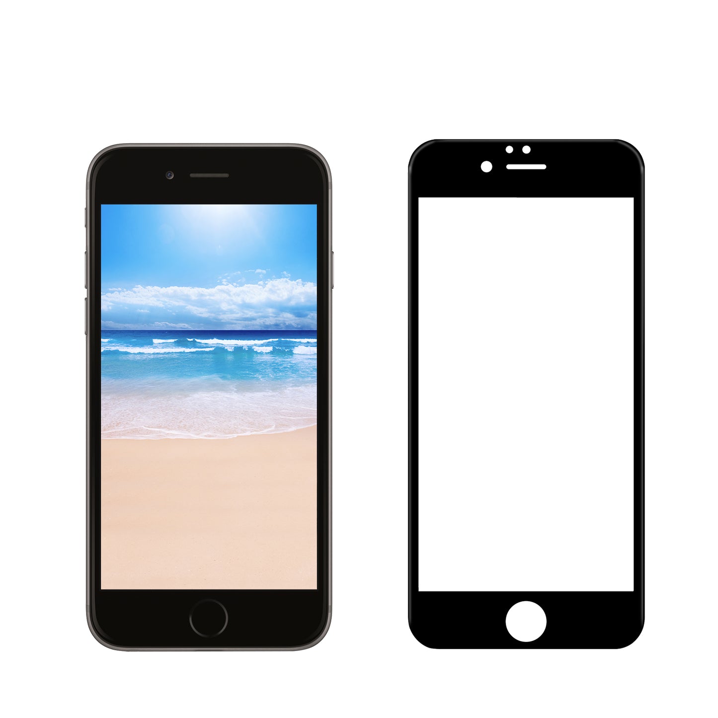 Tempered Glass Screen Protector for iPhone 6 - 3D Curved