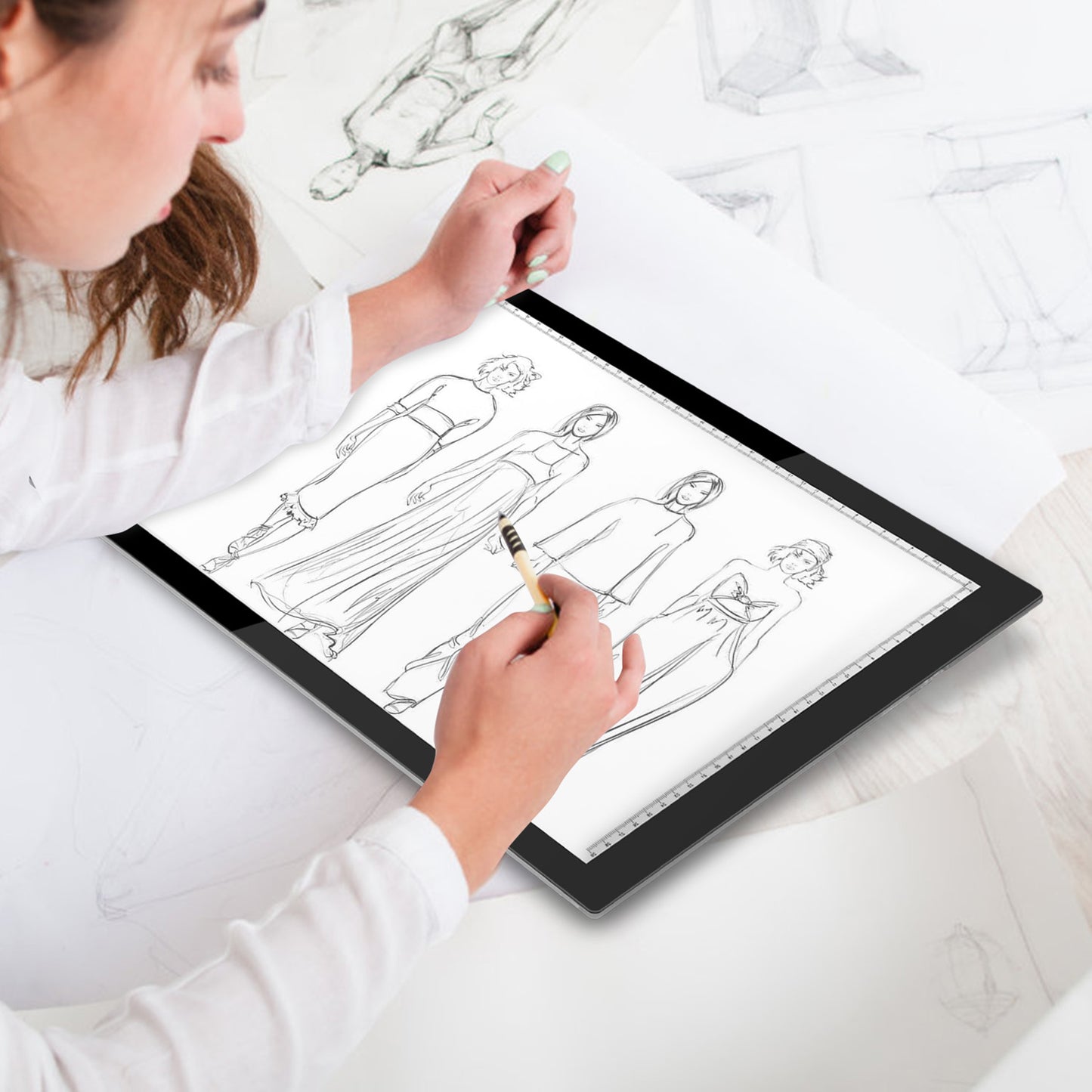 A3 LED Light Box Tracing Pad - Dimmable Ultra-Thin Copy Board