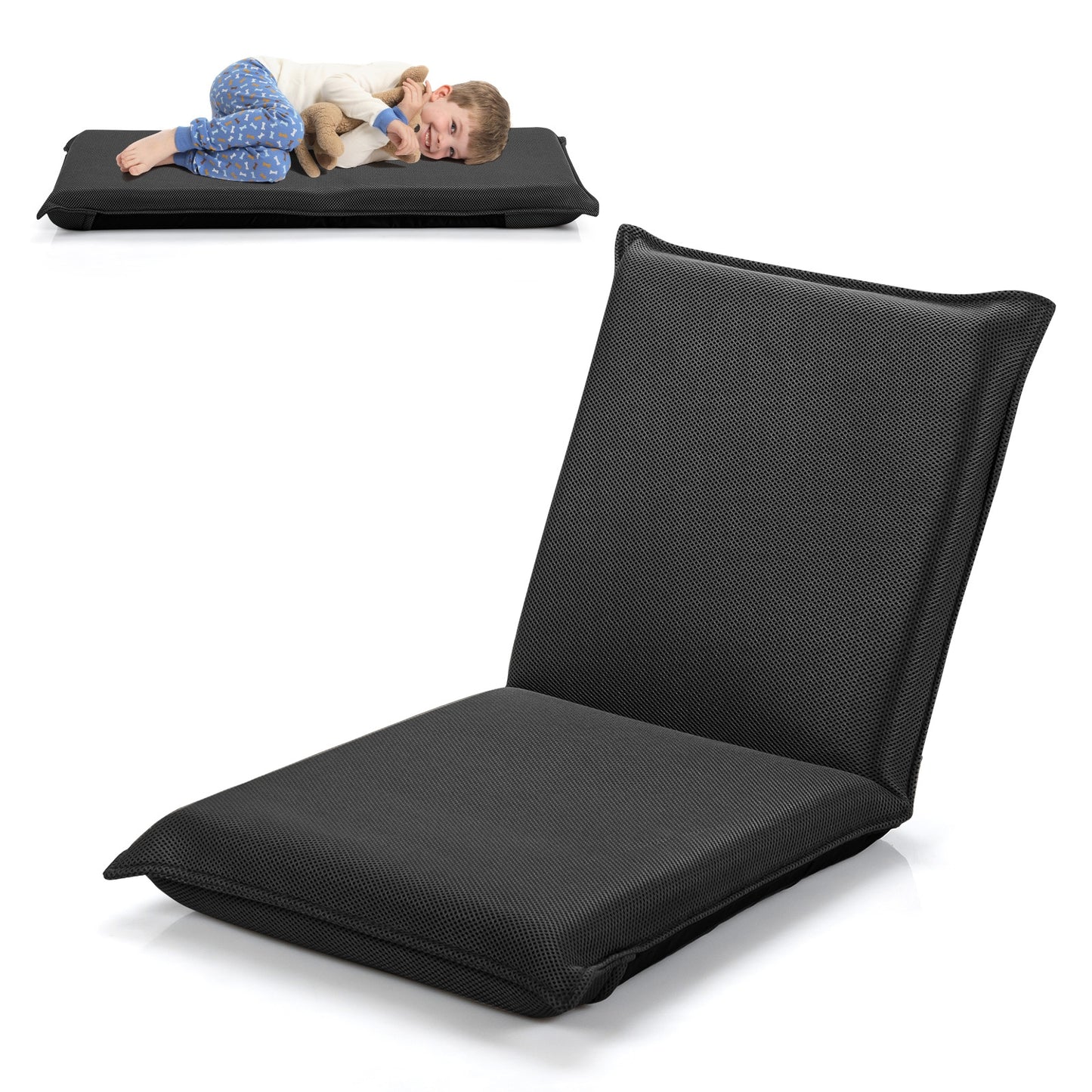 Adjustable Floor Chair with 6 Reclining Positions