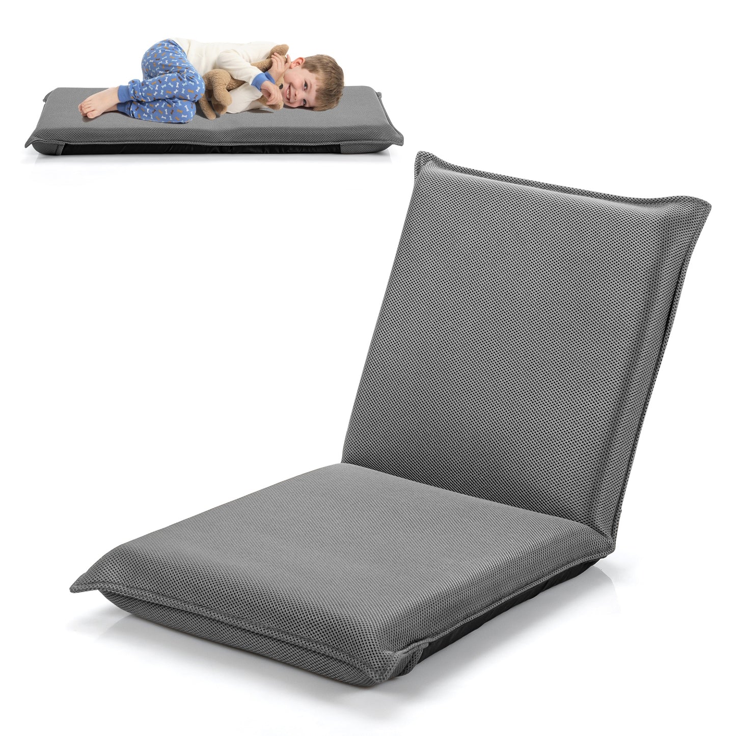 Adjustable Floor Chair with 6 Reclining Positions