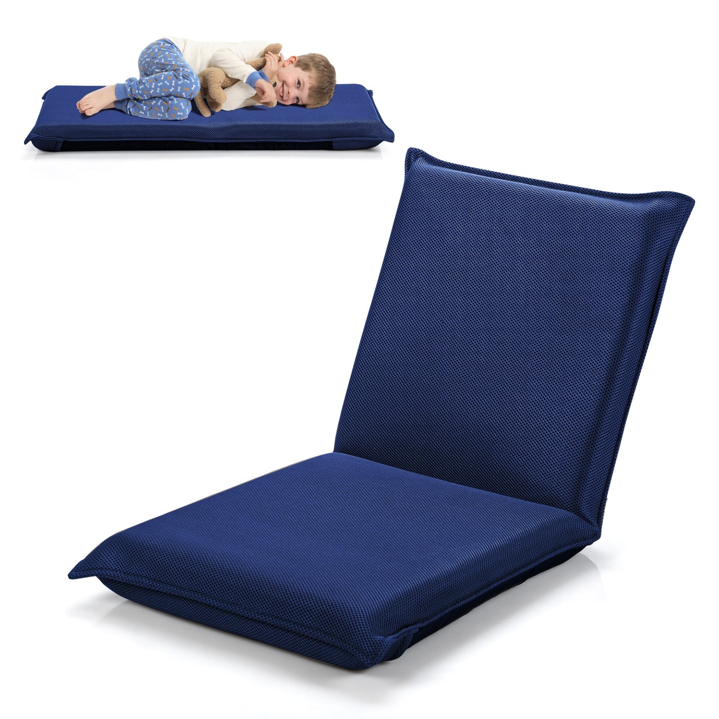 Adjustable Floor Chair with 6 Reclining Positions