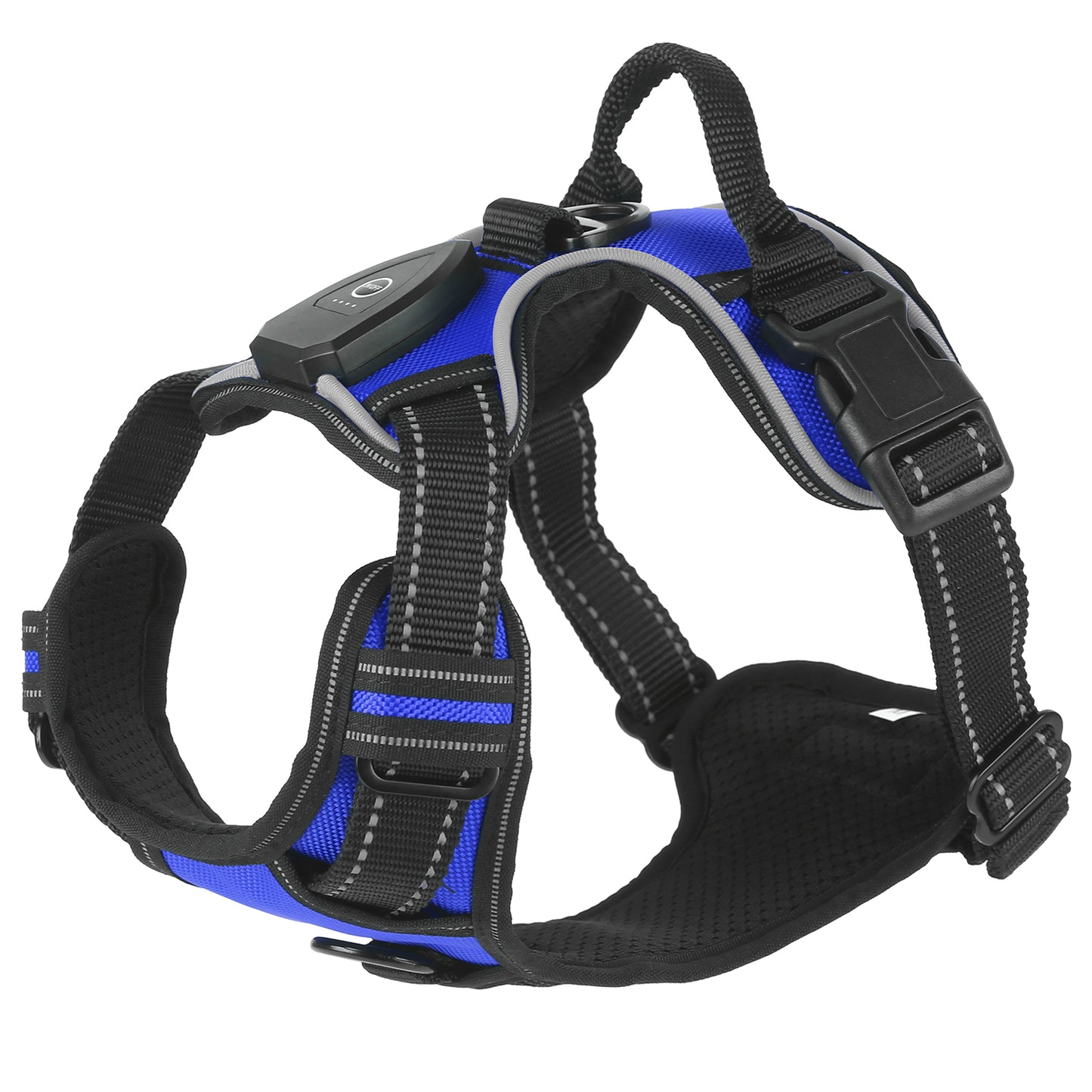 LED Dog Harness Rechargeable No-Pull Vest with Handle