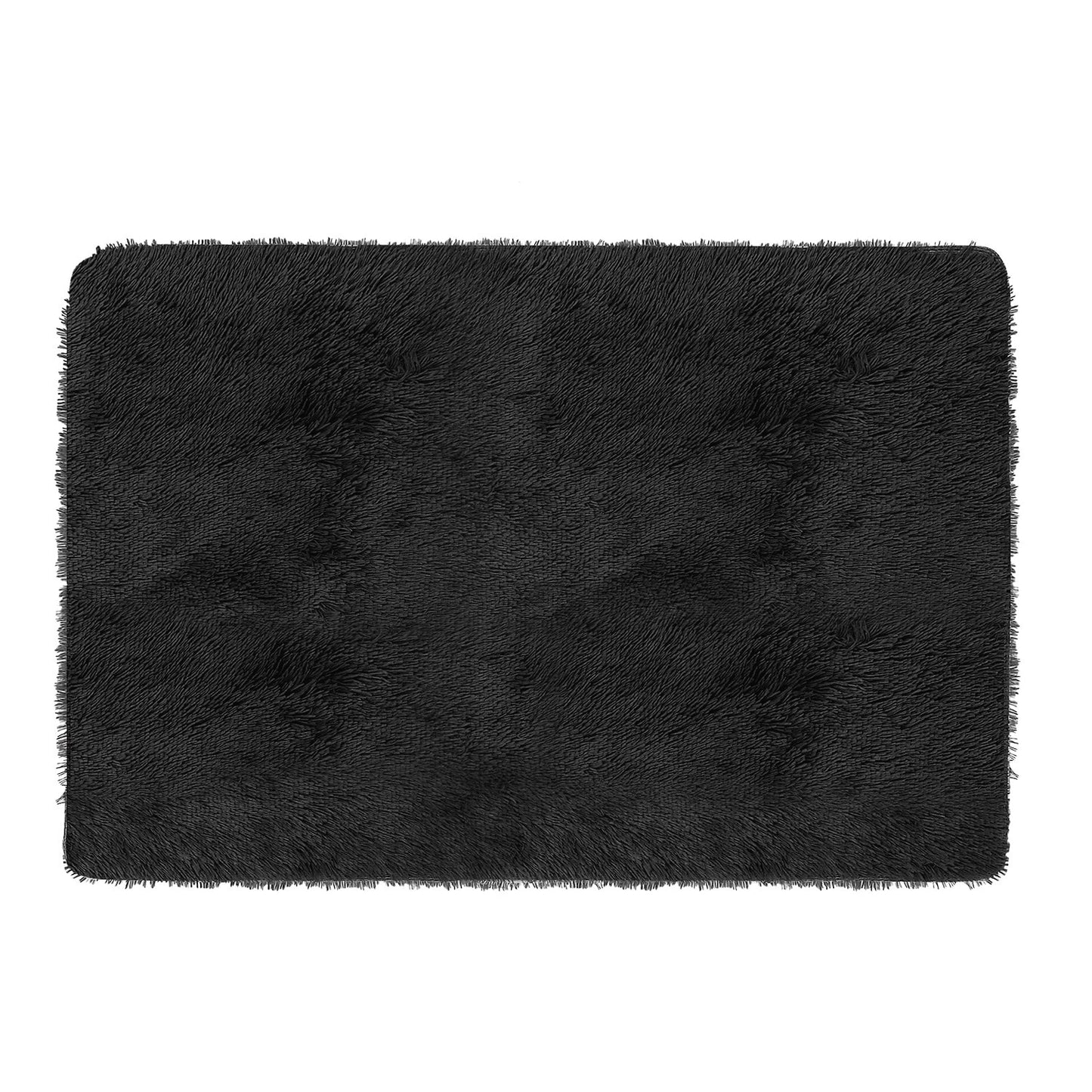Shaggy Area Rug 4' x 2.6' Anti-Slip Soft Polyester Floor Mat