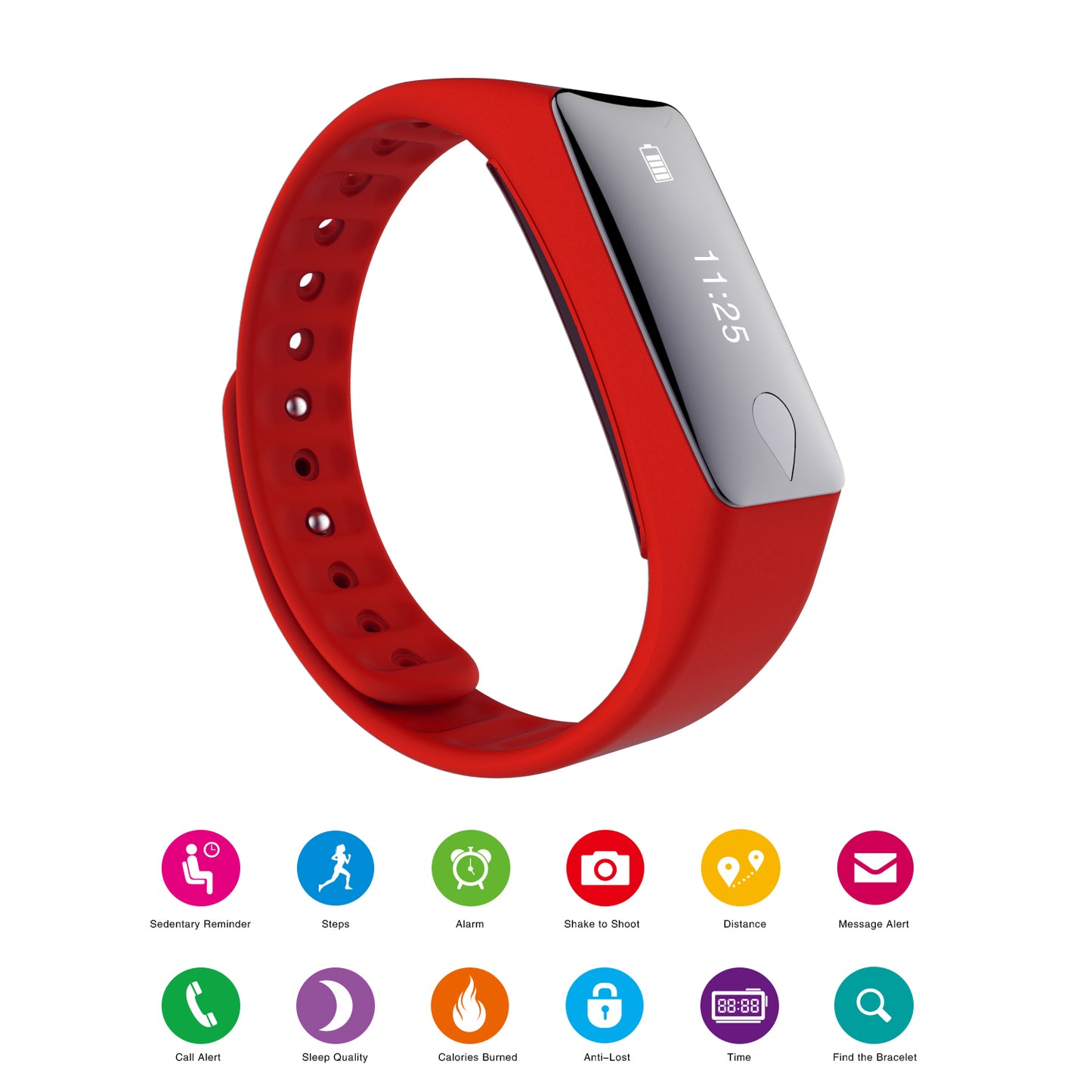 Fitness Tracker with Heart Rate Monitor and Sleep Tracking