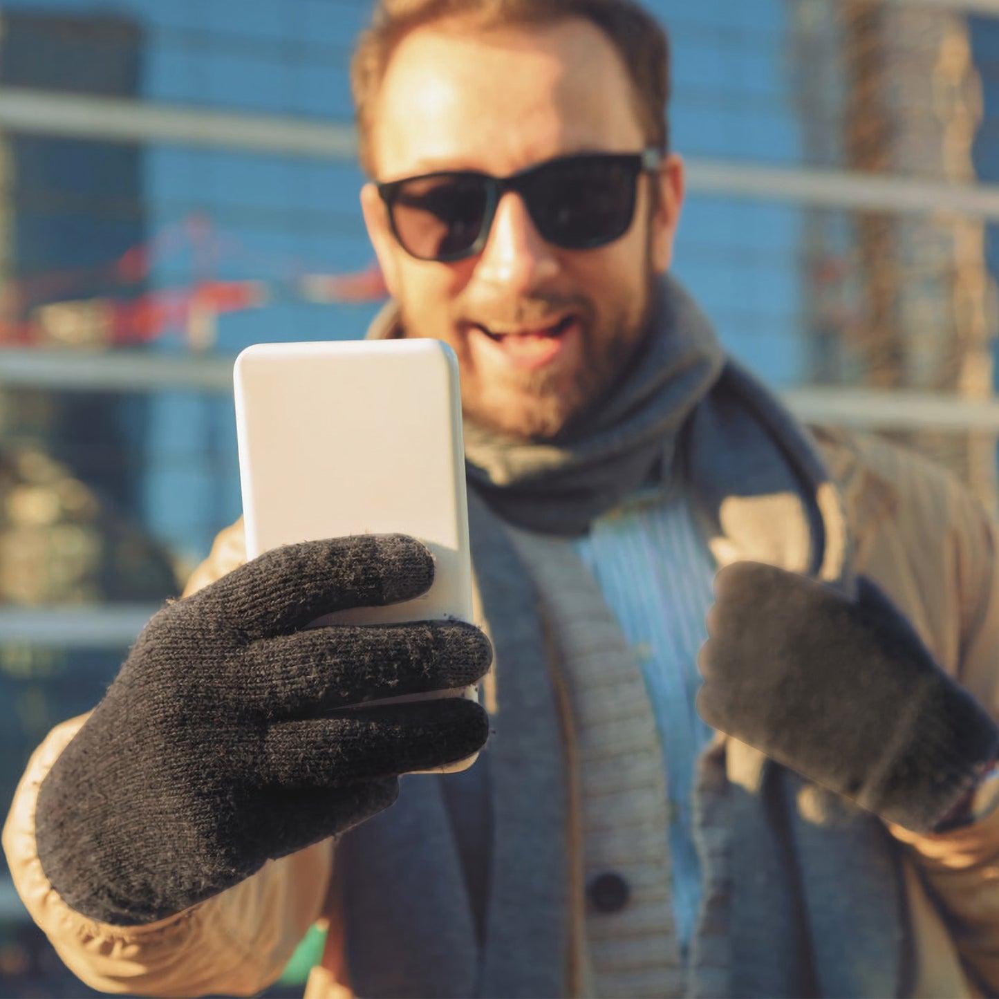 Unisex Winter Knit Gloves