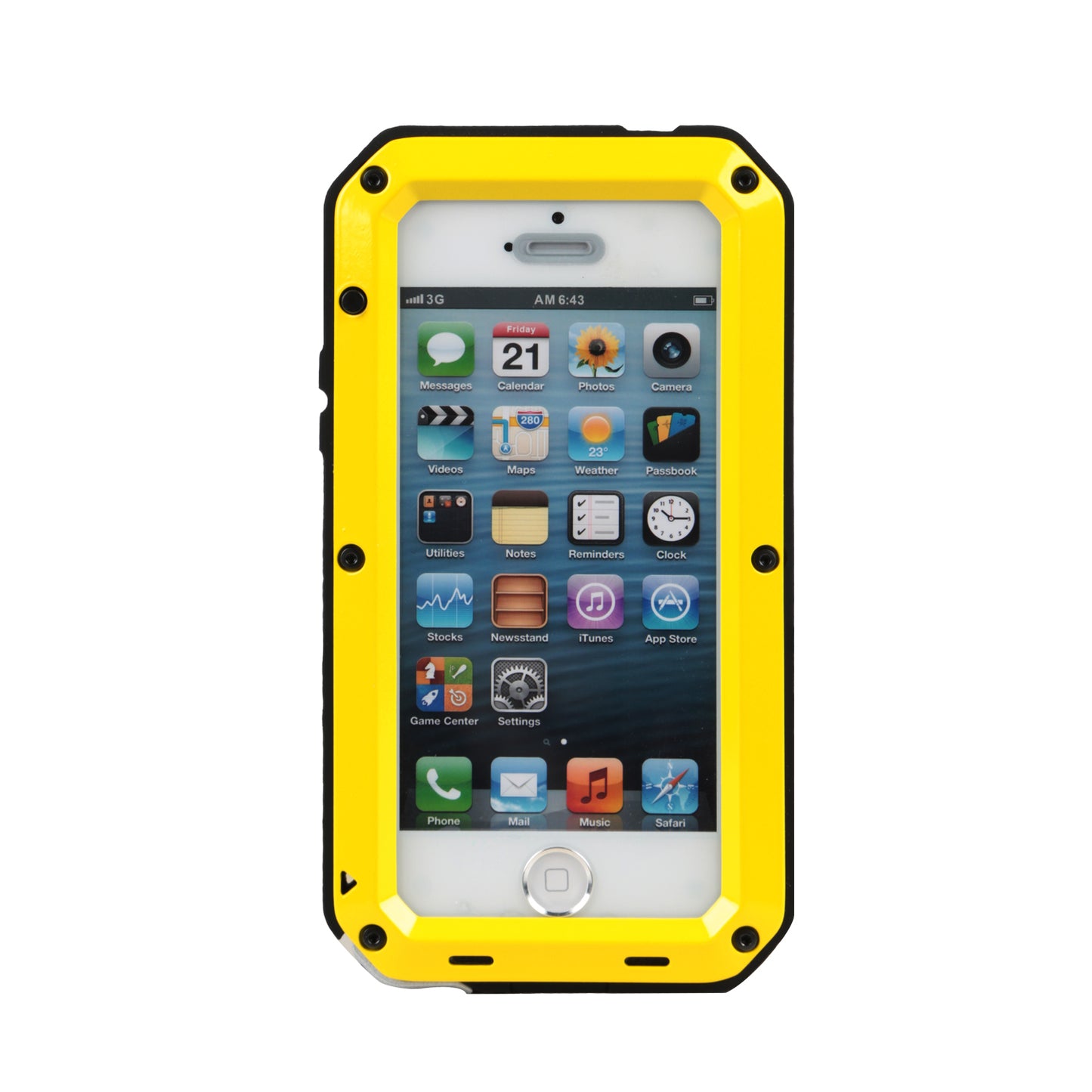iPhone 6s Plus Rugged Full Cover Case with Screen Protector