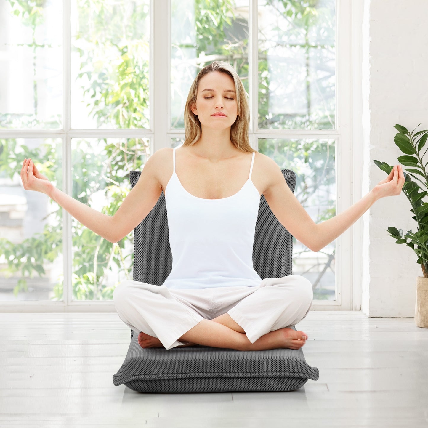 Adjustable Floor Chair with 6 Reclining Positions