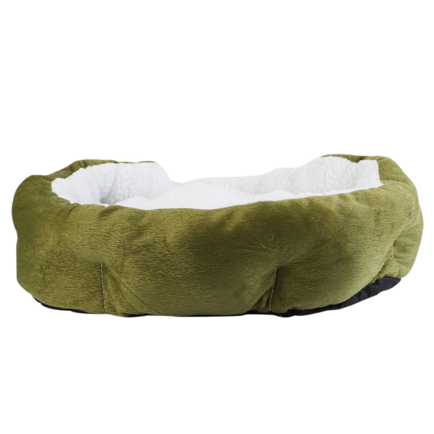 Soft Fleece Dog Bed with Reversible Cushion for Small Pets