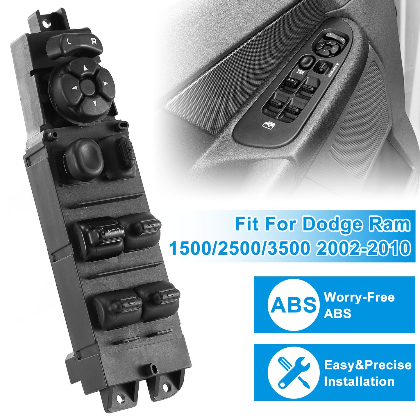 Master Power Window Switch for 2002-2010 Dodge Ram 1500/2500/3500