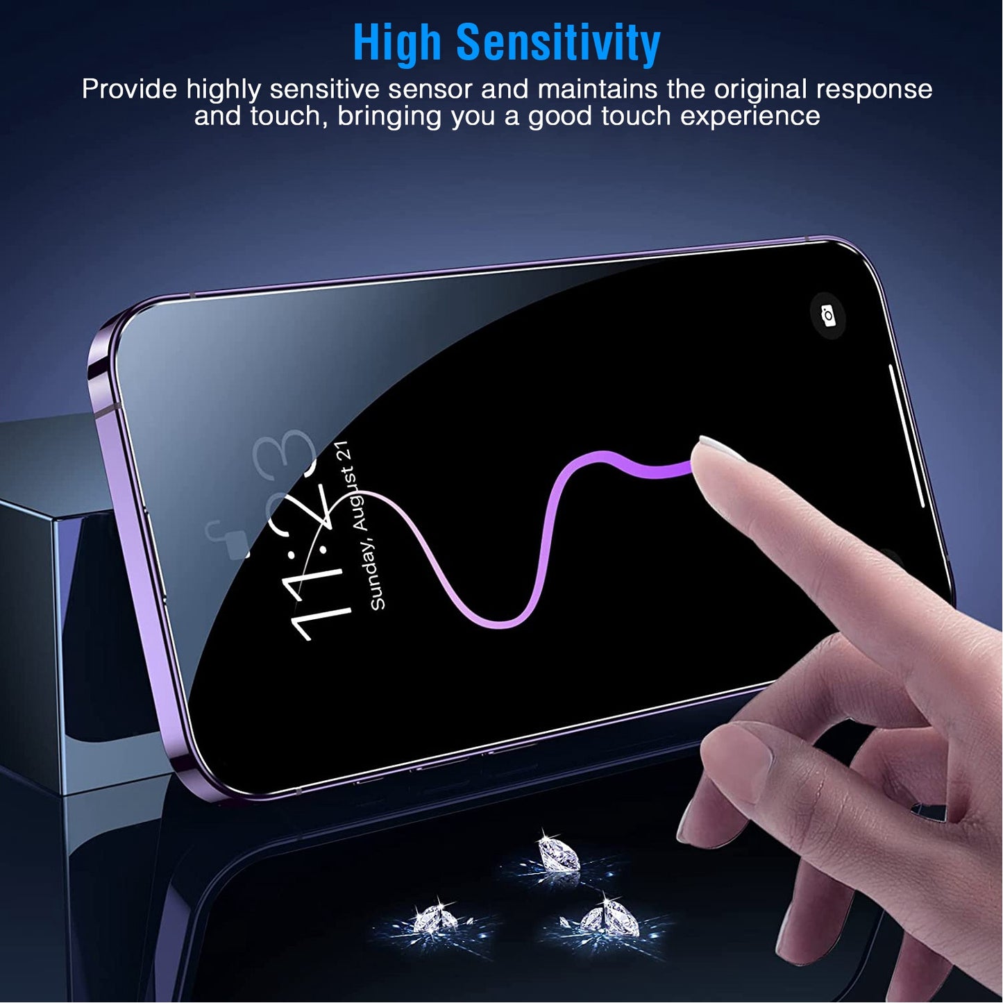 Camera Lens Protector for iPhone - 2 Pack Tempered Glass