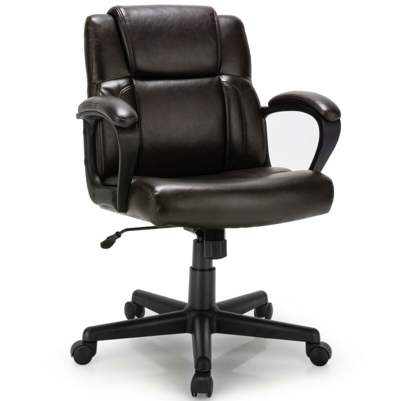 Executive Office Chair with Adjustable Height & Armrests