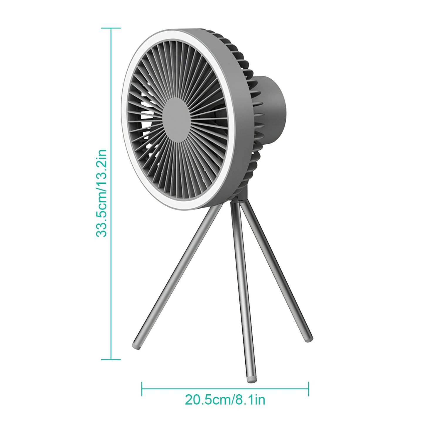 Camping Fan with LED Lantern 10000mAh Rechargeable Battery
