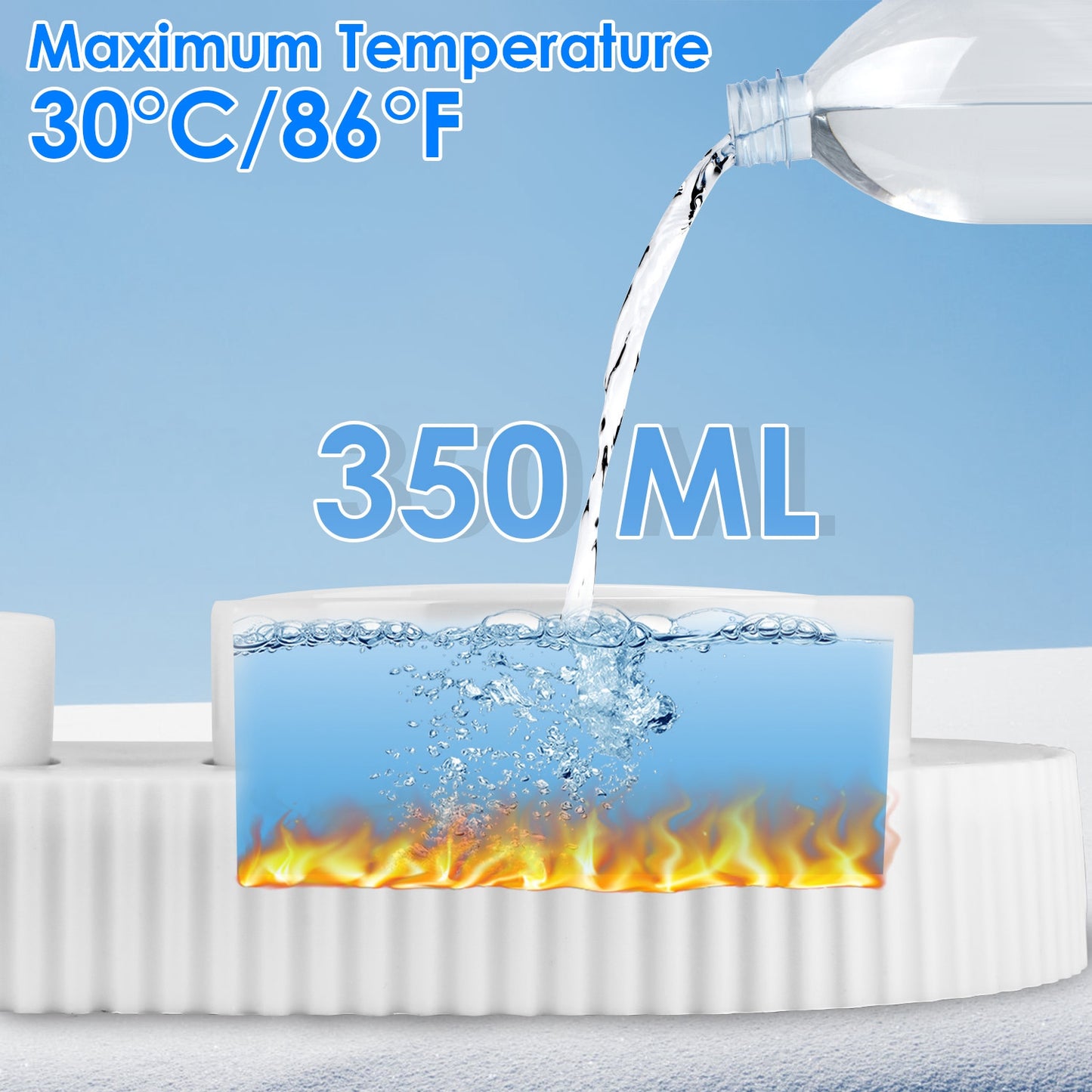 Heated Pet Water Bowl - USB Powered Ceramic Non-Freezing