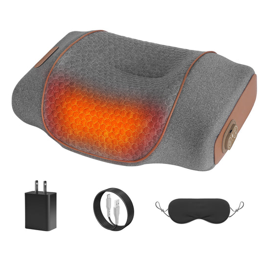 Neck Massager Pillow with Heat, Vibration & Air Compression