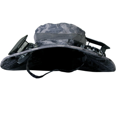 Wide Brim Sun Hat with Dual Rechargeable Fans & UPF50+