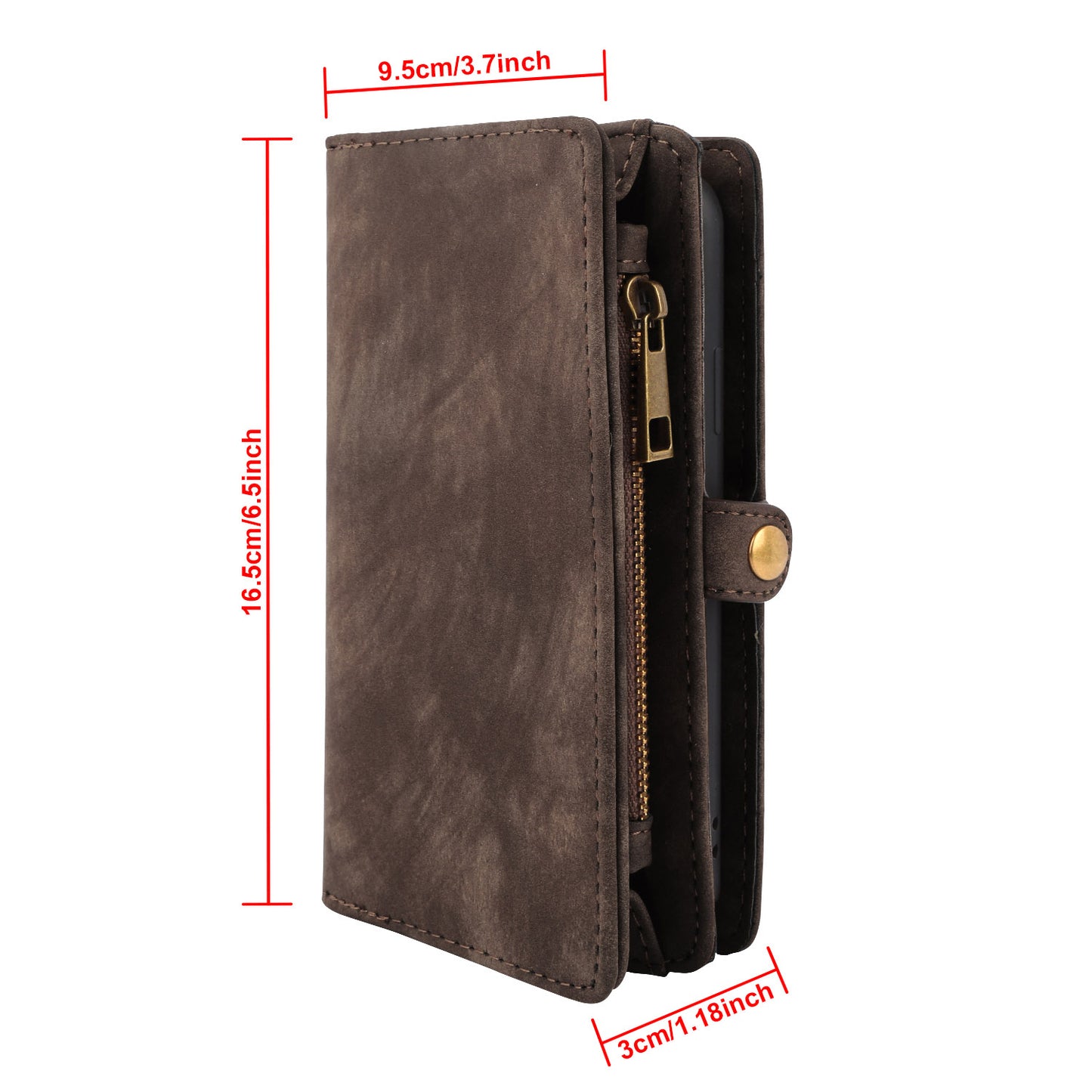 iPhone 7 Plus Wallet Case with Detachable Magnetic Cover