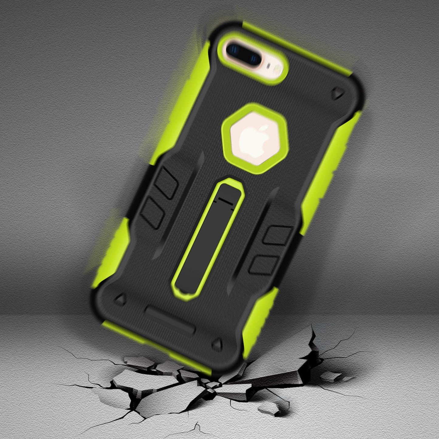 iPhone 8 Plus Rugged Case with Magnetic Kickstand