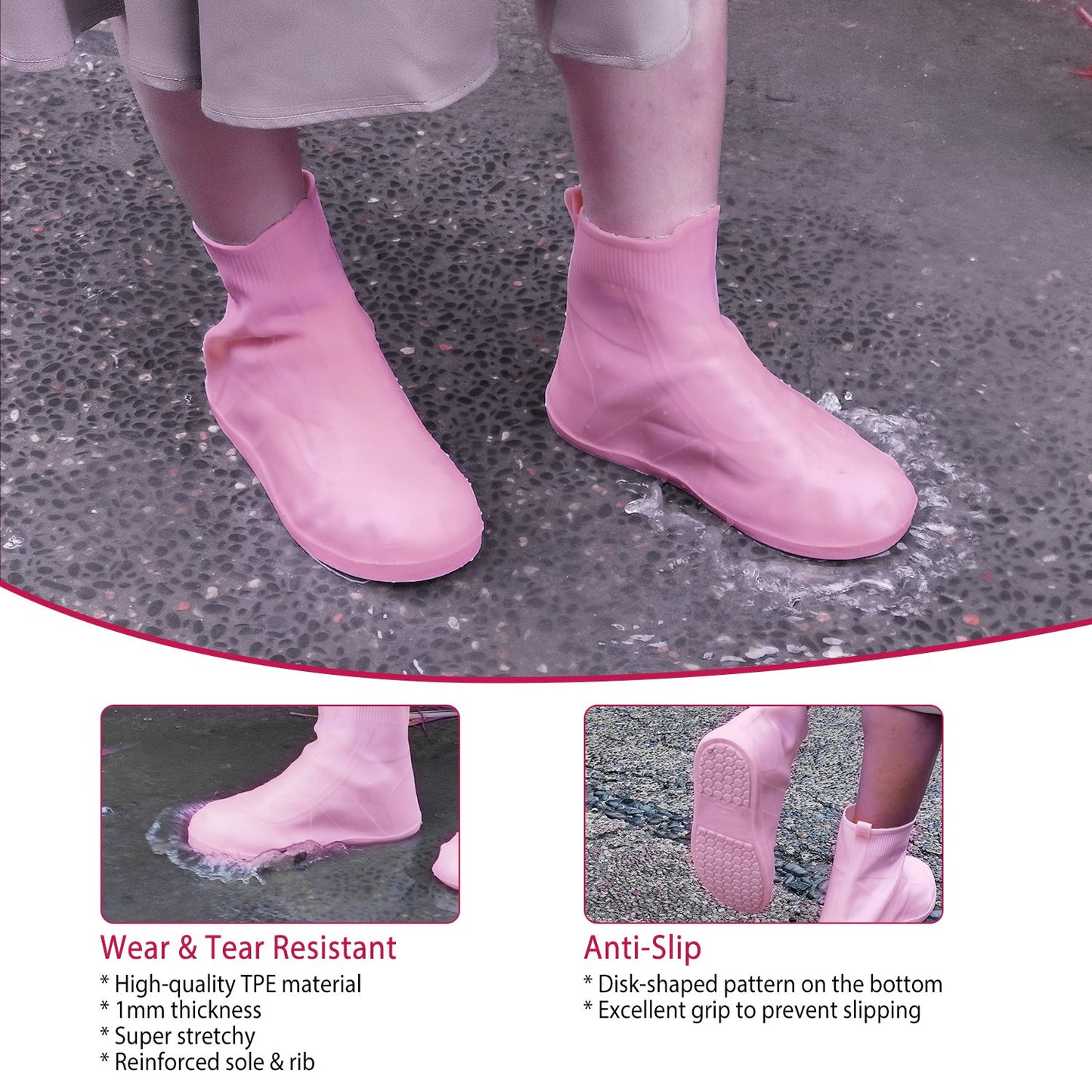 Waterproof Shoe Covers Reusable