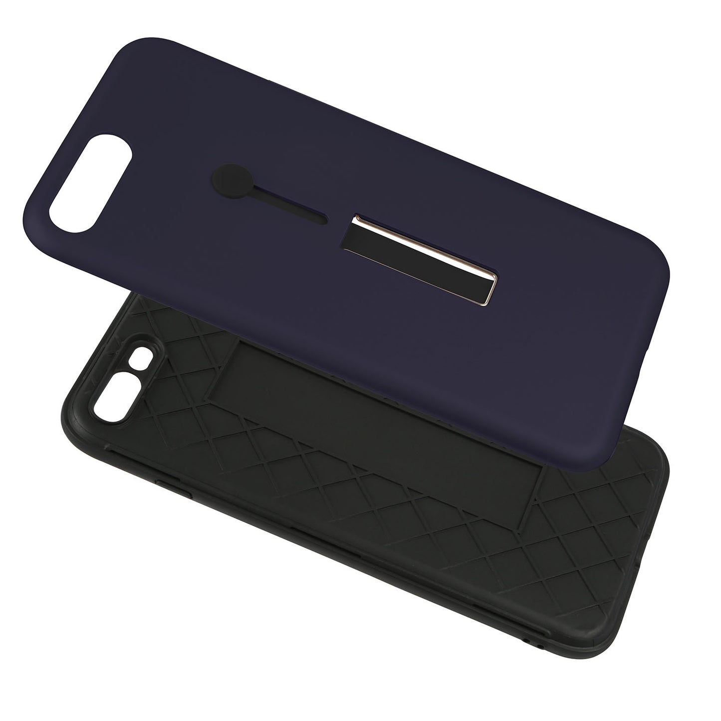 iPhone 8 Plus Case with Kickstand - Rugged Slim Snap-On